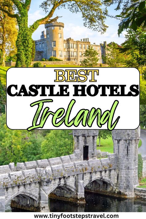 A selection of the best castle hotels in Ireland including luxurious, family friendly, and affordable stays worth checking out. Markree Castle, Lough Eske Castle, Castle Hotels In Ireland, Luxurious Family, Dublin Hotels, Stay In A Castle, West Coast Of Ireland, Book Of Kells, Castle Hotel