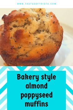 Poppy Muffins Recipe, Almond Coconut Muffins, Best Almond Poppyseed Muffins, Homemade Poppyseed Muffins, Almond Poppyseed Cookies, Almond Poppyseed Cupcakes, Almond Poppyseed Scones, Almond Muffins Recipes, Poppyseed Muffin Recipe