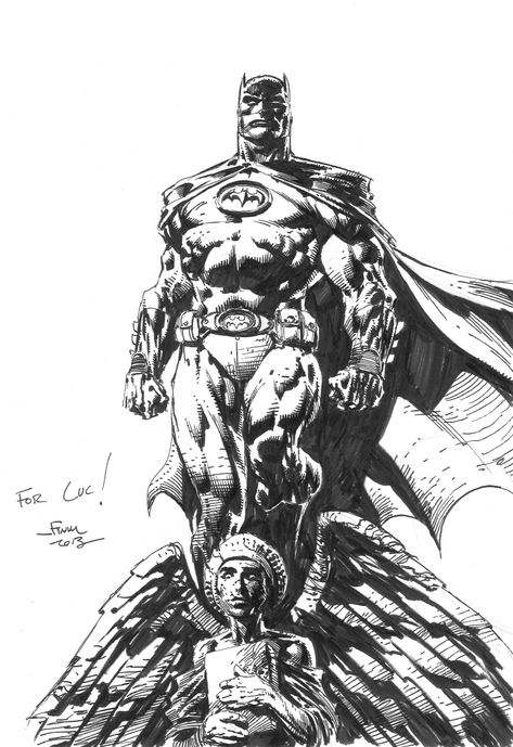 Batman by David Finch Marvel Sketches, Jim Lee Art, Comic Artwork, Comic Art Sketch, David Finch, Geeky Art, Comic Book Drawing, I'm Batman, Caped Crusader