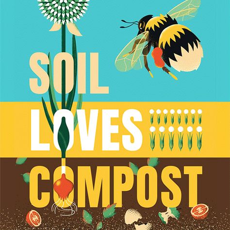 People from all over the world are invited to the annual International Compost Awareness Week Poster Contest. International Compost Awareness Week (ICAW) is the largest and most comprehensive education... Composting Poster Design, Compost Graphic Design, Compost Infographic, Compost Illustration, Compost Poster, Soil Illustration, Biology Assignment, Composting Food Scraps, Recycling Business