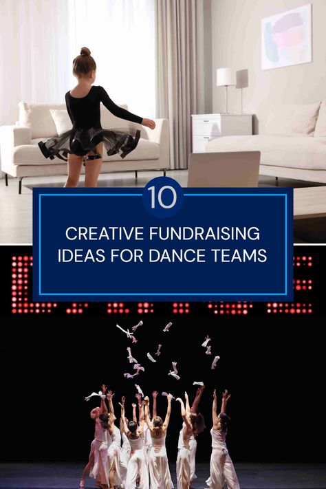 Discover 10 creative dance team fundraising ideas to tackle costs related to competitions, costumes, and travel expenses. From themed dance shows to bake sales, get your team's energy going in raising money while having a blast! Explore community partnerships and collect sponsorships that engage local businesses. Learn about popular choices like car washes and merchandise sales that can boost your team's finances. Each fund idea can uniquely lift your dance team to new heights. Let's get your dance crew financially ready for shows! Fundraising Ideas For Dance, Dance Fundraising Ideas, Team Fundraising Ideas, Creative Fundraising Ideas, Dance Fundraisers, Creative Fundraising, Sports Fundraisers, Creative Dance, Charity Fund