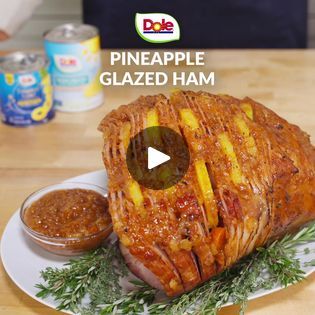 4.2K reactions · 2.1K shares | Dole® Pineapple Glazed Ham | Dole® Pineapple Glazed Ham, the most wonderful bite of the year. ✨ | By Dole Sunshine | Facebook Dole Pineapple Glazed Ham, Pineapple Glazed Ham, Pineapple Ham, Pineapple Glaze, Dole Pineapple, Glazed Ham, Thanksgiving 2024, Ham Glaze, Gold Pineapple