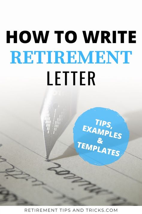 In this article, you’ll find everything you need to know about how to write a retirement letter. Including a template, tips, and examples.  #howtowriteretirementletter #retirementletter #retirementlettertips #retirementletterexamples #retirementlettertemplate #retirementletterexample #retirementlettertip #retirementplanning #retirementpreparation #howtoprepareforretirement #howtoretire #howtoretirefromwork #howtoresign #howtoannounceretirement #retirementannouncement #retirement #retirementtips How To Write A Retirement Resignation Letter, Retirement Notice To Employer, Writing A Retirement Letter, Retirement Letter, Retirement Letter Sample, Retirement Letter To Employer, Social Security Benefits Retirement, Retirement Announcement, Retirement Activities