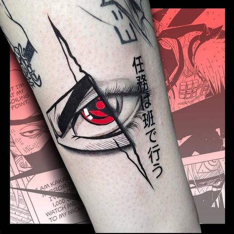 Sharingan Eye, Mens Owl Tattoo, Band Tattoos For Men, All Seeing Eye Tattoo, Nerdy Tattoos, Dragon Ball Tattoo, One Piece Tattoos, Cool Arm Tattoos, Naruto Tattoo