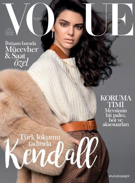 Kendall Jenner on Vogue Turkey November 2016 Cover Vogue Magazine Covers, Vogue France, Mode Chanel, Magazine Vogue, Kendal Jenner, Fashion Magazine Cover, Cover Magazine, Fashion Cover, Kendall Jenner Outfits