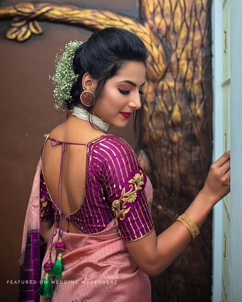 The Wedding Makeoverz on Instagram: “This Amazing Blouse With Beautiful Sequin♥️ . . @ishithaa_design_house for Blouse @parampariya for Jewellery @black_frames_photography for…” Frames Photography, Sleeveless Blouse Designs, Work Blouse Designs, Rani Pink, 31 December, Saree Blouse Neck Designs, Wedding Saree Blouse Designs, Statement Blouse, Cutwork Blouse Designs