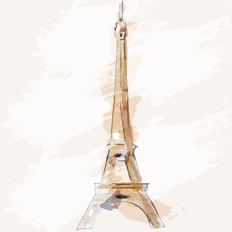 Free Vector | Free vector eiffel tower vector watercolor creative designs Eiffel Tower Vector, Paris Illustration, Creative Designs, Book Design, Eiffel Tower, Creative Design, Graphic Resources, Vector Free, Illustration Art