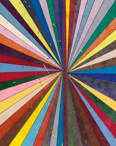 Untitled (FULL COLOR BUTTERFLY 758), 2008, Mark Grotjahn – gdragonartproject Geometric Art Background, Color Full Background, Mark Grotjahn, Geometric Aesthetic, Artsy Background, Color Butterfly, Color Abstract, Retro Background, Pop Art Wallpaper