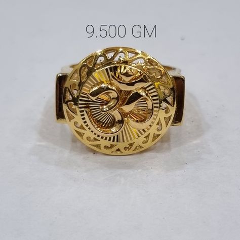 Om Rings For Men In Gold, Om Rings For Men, Ring Men Gold, Gold Finger Rings, Ganesh Wallpaper, Gents Ring, Mens Rings Fashion, Gold Rings Jewelry, Mens Rings