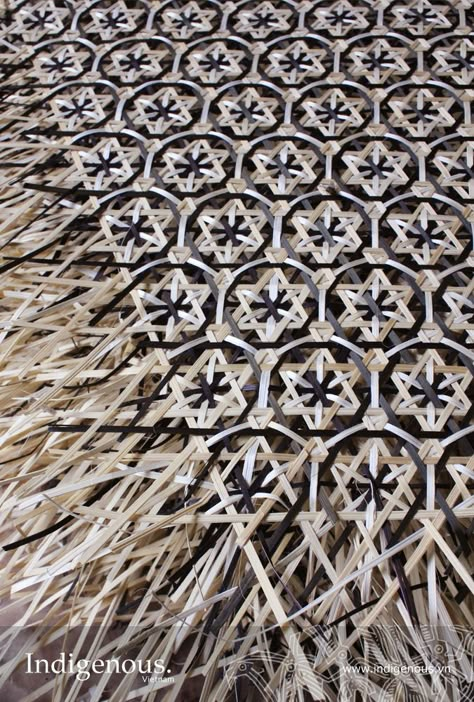 Bamboo Weaving | by Indigenous Vietnam Weaving Craft, Bamboo Architecture, Bamboo Art, Bamboo Crafts, Diy Event, Paper Weaving, Bamboo Weaving, Bamboo Design, Weaving Art