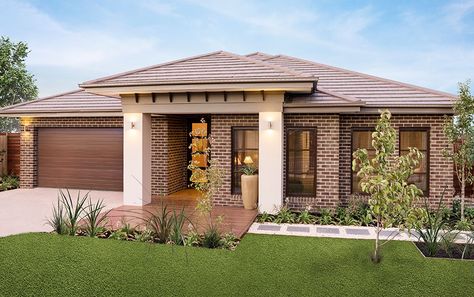 Simonds Homes - Riverview Simonds Homes, House Front Elevation Design, Modern Brick House, House Front Elevation, Front Elevation Design, House Facade, House Plan Gallery, Brick Exterior House, House Construction Plan