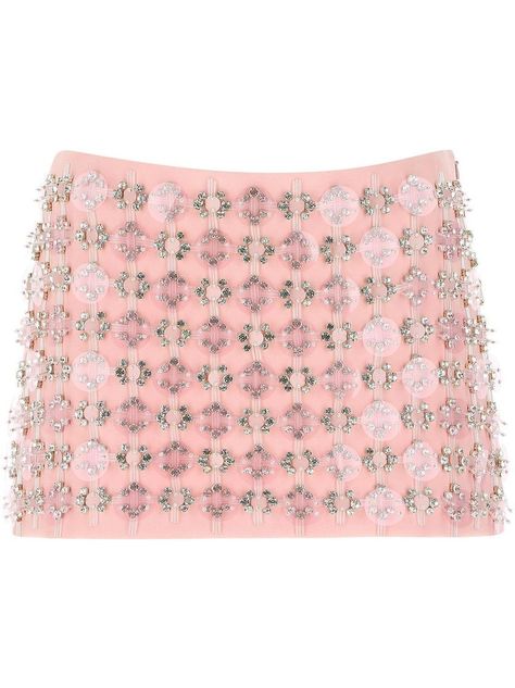 Miu Miu Embellished Viscose Mini Skirt 38 Miu Miu Embellished, Fashion Png, Nightclub Design, Fotografi Digital, Online Closet, Wool Mini Skirt, Suede Mini Skirt, Embellished Denim, Skirts For Women