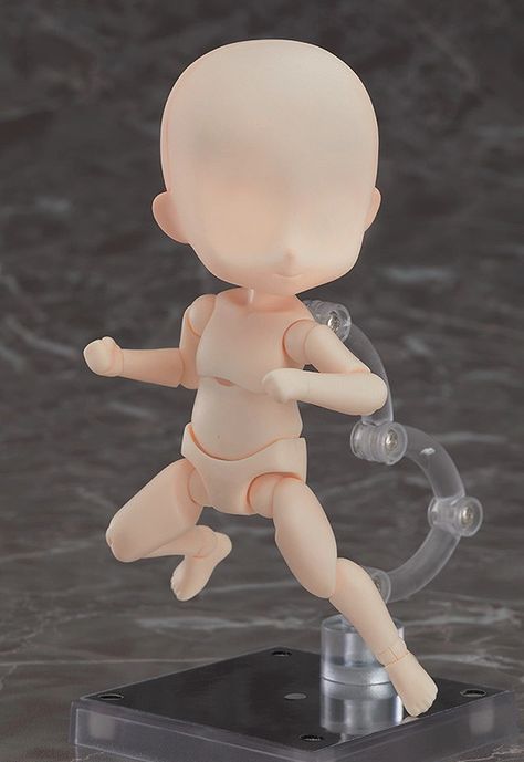 Nendoroid Doll archetype 1.1: Boy (Cream) Mushroom Sprite, Pvc Paint, Anime Figurine, Dark Skin Boys, Anime Collectibles, Cartoon Boy, Custom Office, No Code, Good Smile