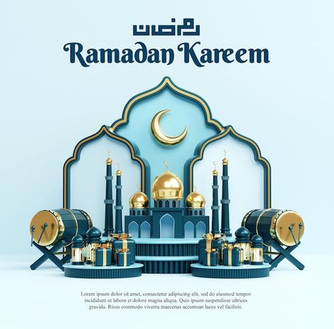 PSD ramadan kareem islamic greeting back... | Premium Psd #Freepik #psd Ramdan Kareem, Brand Poster, Islamic Decoration, Ramadhan Kareem, About Ramadan, Event Booth, Islamic Background, Poster Idea, Key Visual