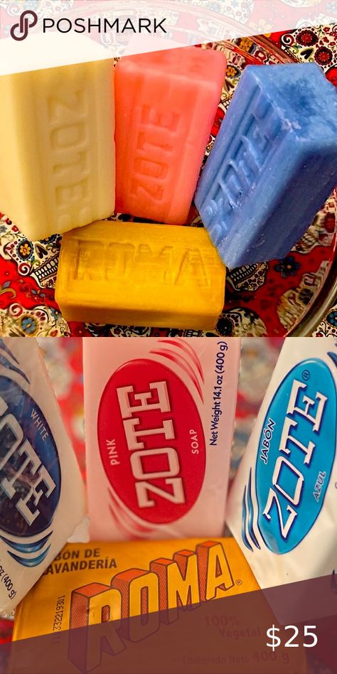 ZOTE & ROMA LAUNDRY DETERGENT SOAP BARS/ Jabon de barra Roma Laundry Detergent, Laundry Soap Bar, Scented Laundry Detergent, Remove Stains, Laundry Soap, Soap Bars, Laundry Detergent, Stain Remover, Bar Soap