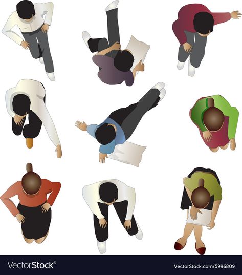 People Sitting Png, Person Drawing Reference, People Top View, Fast Sketch, People Png, Person Drawing, Human Figures, Vector People, Architecture Concept Drawings