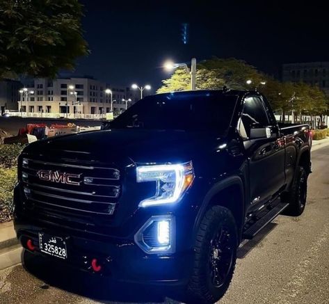 Gmc Sierra Denali, Single Cab Trucks, Lowrider Trucks, Dropped Trucks, Black Truck, Custom Chevy Trucks, Pimped Out Cars, Mclaren P1, Street Racing Cars