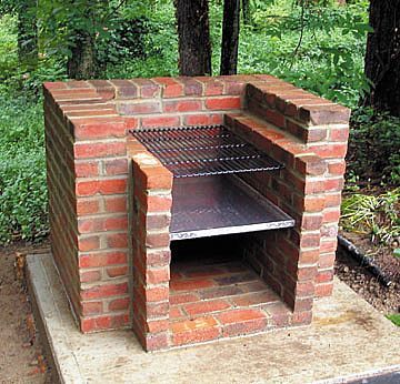 Had one of these in the backyard growing up on Kansas Street...Ours was not quite this nice, but same idea :-) Brick Grill, Pit Bbq, Brick Bbq, Brick Pizza Oven, Brick Oven, Yard Project, Bbq Pit, Have Inspiration, Outside Living