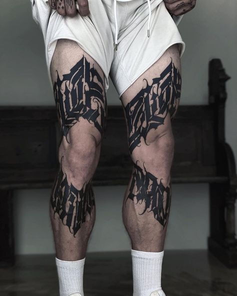 Cursed Tattoo, Tattoo Leg Ideas, Forearm Sleeve Tattoo, Acab Tattoo, Tattoo House, Full Leg Tattoos, Forearm Band Tattoos, Bone Tattoos, Geniale Tattoos