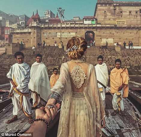 #Followmeto India: The couple appeared to spend a great deal of their time in Varanasi Murad Osmann, Instagram Couples, Visit India, Varanasi, Incredible India, India Travel, Travel Couple, Beautiful Photography, Travel Around The World