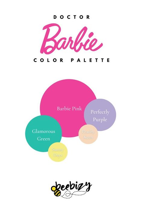 Barbie Color Palette, 7 Year Birthday, Birthday Party Barbie, Doctor Barbie, Barbie Malibu, Brand Colour Schemes, Barbie Room, Pink Wallpaper Girly, Hex Color Palette