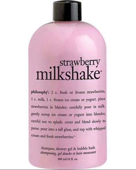 Strawberry Shampoo, Shower Skin Care, Strawberry Milkshake, Bath And Body Care, Body Skin Care Routine, Favorite Scents, Skin Care Essentials, Makeup Skin Care, Body Skin