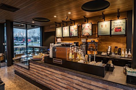 StoneCycling® | Waste, Coffee & Bricks at Starbucks Europe Starbucks Interior, Starbucks Background, Living Green Roof, Starbucks Shop, Craft Beer Shop, Café Starbucks, Starbucks Design, Starbucks Store, Beer House