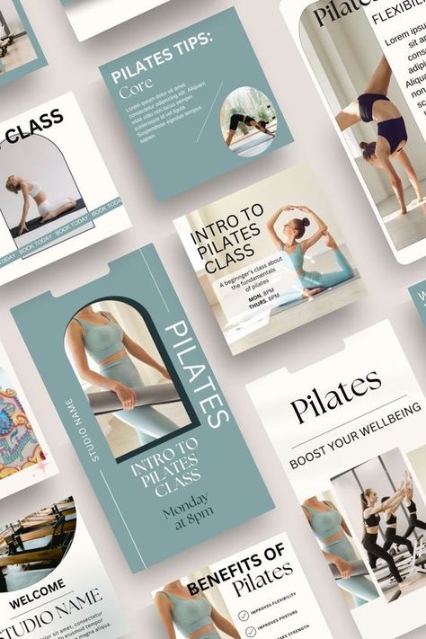 100 Pilates Social Media Templates | Pilates Studio Posts and Reels | Pilates Canva Templates #InstagramReelsTemplate #instagramreeltemplatefree #instagramreeltemplateaesthetic New Reels Instagram Story Ideas, New Reels Instagram Story, Blue Y2k Aesthetic, Reels Cover Design, Cover Design Aesthetic, Instagram Reel Template, Instagram Reels Template, Pilates Business, Instagram Reel Cover