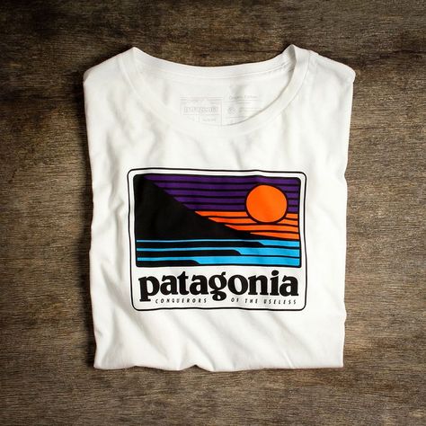 The Patagonia up and out t-shirt at Urban Industry Patagonia Tshirt, Patagonia Outfit, Patagonia Shirts, Tshirt Design Inspiration, Shirt Design Inspiration, Mens Fashion Urban, Tshirt Pattern, Tee Shirt Designs, Urban Outfits