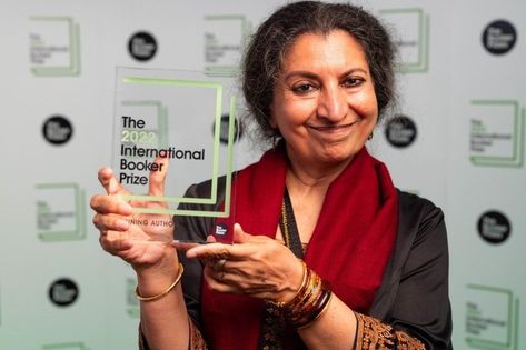 Geetanjali Shree is first Indian winner of International Booker Prize - BBC News Indian Novels, Richard Osman, Booker Prize, Salman Rushdie, Book Festival, Acceptance Speech, Magic Realism, Hindi Language, Image Caption