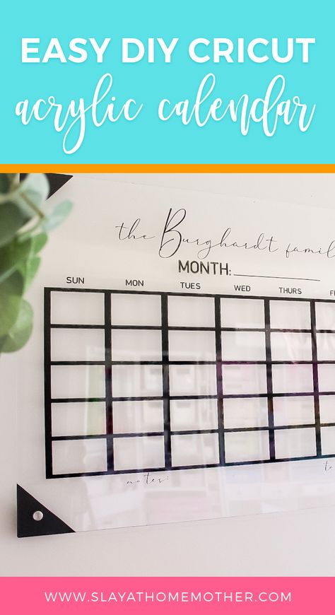 Cricut Calendar Ideas, Cricut Calendar, Wall Calendar Cricut, Cricut Calendar Svg, Cricut Acrylic Calendar, Plexi Glass Calendar Diy, Diy Calendar Wall, Circut Made Wall Calendar, Best Cricut Machine