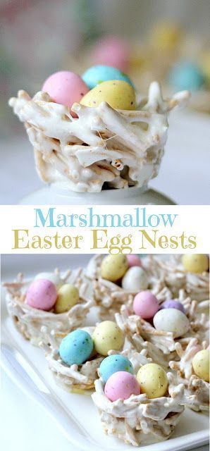 Easter Springtime Marshmallow Chow Mein Noodle Bird Nests Easter Birds Nest, Decorative Desserts, Easter Egg Nest, Easter Foods, Kid Cakes, Grateful Prayer, Easy Easter Desserts, Easter Nests, Easter Dishes