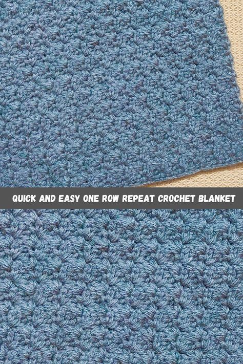 One Stitch Repeat Crochet Blanket, Single Row Repeat Crochet, One Row Repeat Crochet Blanket, No Hole Crochet Blanket Patterns, One Row Repeat Crochet Stitch, 1 Row Repeat Crochet Patterns, One Row Repeat Crochet Patterns, Crochet Queen Blanket, Baby Afghan Crochet Patterns