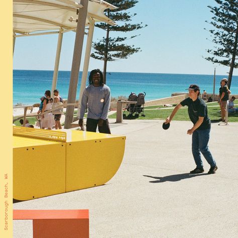 Gametime by the big blue, under that clear Scarborough sky! 🙌🌞🏓 #playdaily #popp #perthisok #scarboroughbeach #westernaustralia #perth #pingpong #outdoortabletennis Outdoor Ping Pong, Scarborough Beach, The Big Blue, Pop P, Game Time, Big Blue, Ping Pong, May 1, Western Australia