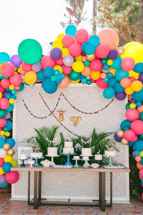 Wild Ones Twin Birthday, Twin Birthday Party, Twin Birthday Themes, Twin Birthday Parties, Simple Birthday Party, Where I Want To Be, Animal Party Theme, Colorful Birthday Party, Poppy Color