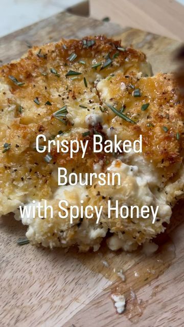 Boursin Cheese Appetizers, Cheese Gal, Baked Boursin, Boursin Cheese Recipes, Boursin Recipes, Boursin Cheese, Spicy Honey, Cheese Appetizers, Favorite Appetizers