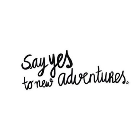 say yes to adventure Say Yes To New Adventures, Adventure Explore, Explore Travel, Tony Robbins, Wonderful Words, Say Yes, What’s Going On, New Adventures, Instagram Inspiration