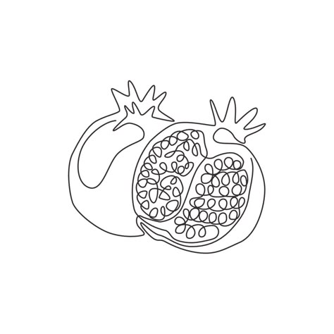 Orchard Logo, Pomegranate Drawing, Pomegranate Tattoo, Continuous Line Tattoo, Pomegranate Art, Logo Identity, Poke Tattoo, Continuous Line Drawing, Line Work Tattoo