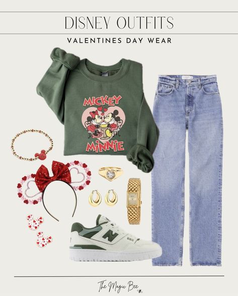 Visit the BAYDI Store selecionado no LTK Disney Poses, Disney Store Toys, Disney Outfits Women, Disney Paris, Valentine Shirt, Mickey And Minnie, Disney Toys, Valentines Shirt, Flower Hair Clips