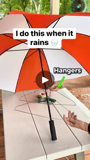 Diy Umbrella Holder, Diy Umbrella, Diy Wings, Umbrella Holder, Instagram Diy, Free Tips, When It Rains, Mom Hacks, Live Simply