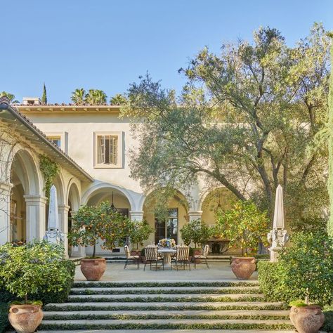 Pool Terrace Landscaping Around Pool, Horse Chestnut Trees, Saltwater Fish Tanks, Mediterranean Revival, California Garden, Casas Coloniales, Swimming Pool Designs, Pool Decks, Pool Area