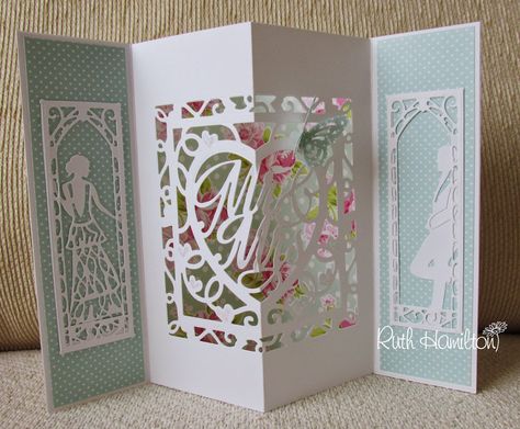 Studio Light Dies Card, Diamond Wedding Cards To Make, Tonic Studios Christmas Cards, Handbags Made Using Tonic Studios Kensington Handbag Dies, Tonic Studios Memory Book, Groom Card, Tonic Cards, Wedding Shower Cards, Studio Cards