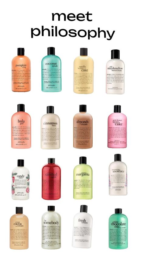 Meet Philosophy Bodycare #Philosophy #shuffles #body care #shower #fyp Philosophy Recipes, Philosophy Body Wash, Philosophy Shower Gel, Philosophy Products, Bath Aesthetic, Tj Max, Perfume Lover, Body Skin, Smell Good