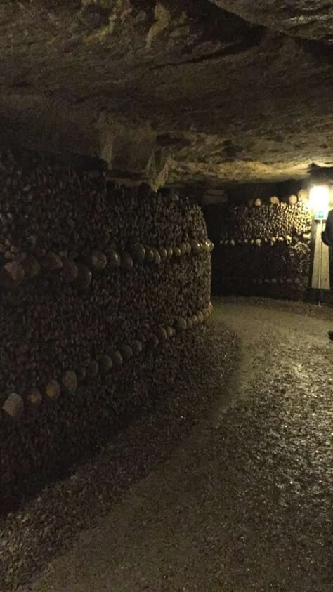 Paris Catacombs Aesthetic, Catacombs Aesthetic, French Catacombs, Victor Aesthetic, Paris Catacombs, Masterpiece Theater, Spooky Places, The Catacombs, Dark Images