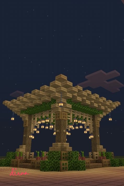 Minecraft Spawn Area Ideas, Spawn Point Ideas Minecraft, Minecraft Spawn Point Ideas, Minecraft Spawn, Sims Builds, Ideas Minecraft, Minecraft Houses, Seattle Skyline, Gazebo