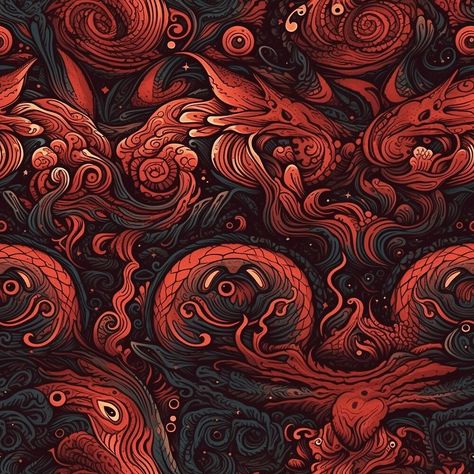 "Pattern Red Dragon Scales Dark Fantasy" by Arncil | Redbubble Red Dragon Aesthetic, Ruby Dragon, Red Scales, Rh Decals, Dragon Princess, Red Vines, Scale Art, Dragon Dance, Dragon Scales