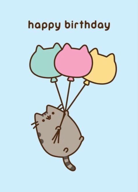 Advance Birthday Wishes, Pusheen Birthday, Harry Potter Bday, Kitten Party, Disco Birthday Party, Cat Birthday Card, Cat Birthday Party, Pusheen Cat, Gifting Ideas