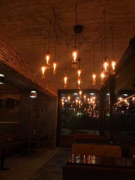 #light #lighting #lightingdesign #decor #decoration #design #ideas #cafe Cafe Indian, Cafe Lounge, Light Decoration, Decoration Design, Glass Wall, Fairy Lights, Light Decorations, Lighting Design, Design Ideas