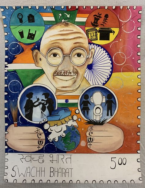 Poster Making Topics, Swachh Bharat Drawing Ideas, Swachh Bharat, Make India, Art Competition Ideas, Scrapbook Pictures, Anime Paper, Calligraphy Quotes, Life Poster