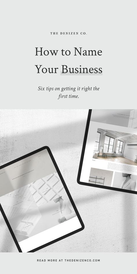 Choosing your brand name is one of the most crucial (and challenging!) steps when establishing your business. Below are six tips for creative entrepreneurs and solopreneurs looking to choose a name that starts your business off on the right foot while connecting you with your ideal audience. Unique Company Names, Name Your Business, Naming Your Business, Diy Branding, Creative Names, Business Structure, Things To Remember, Brand Voice, Floral Studio
